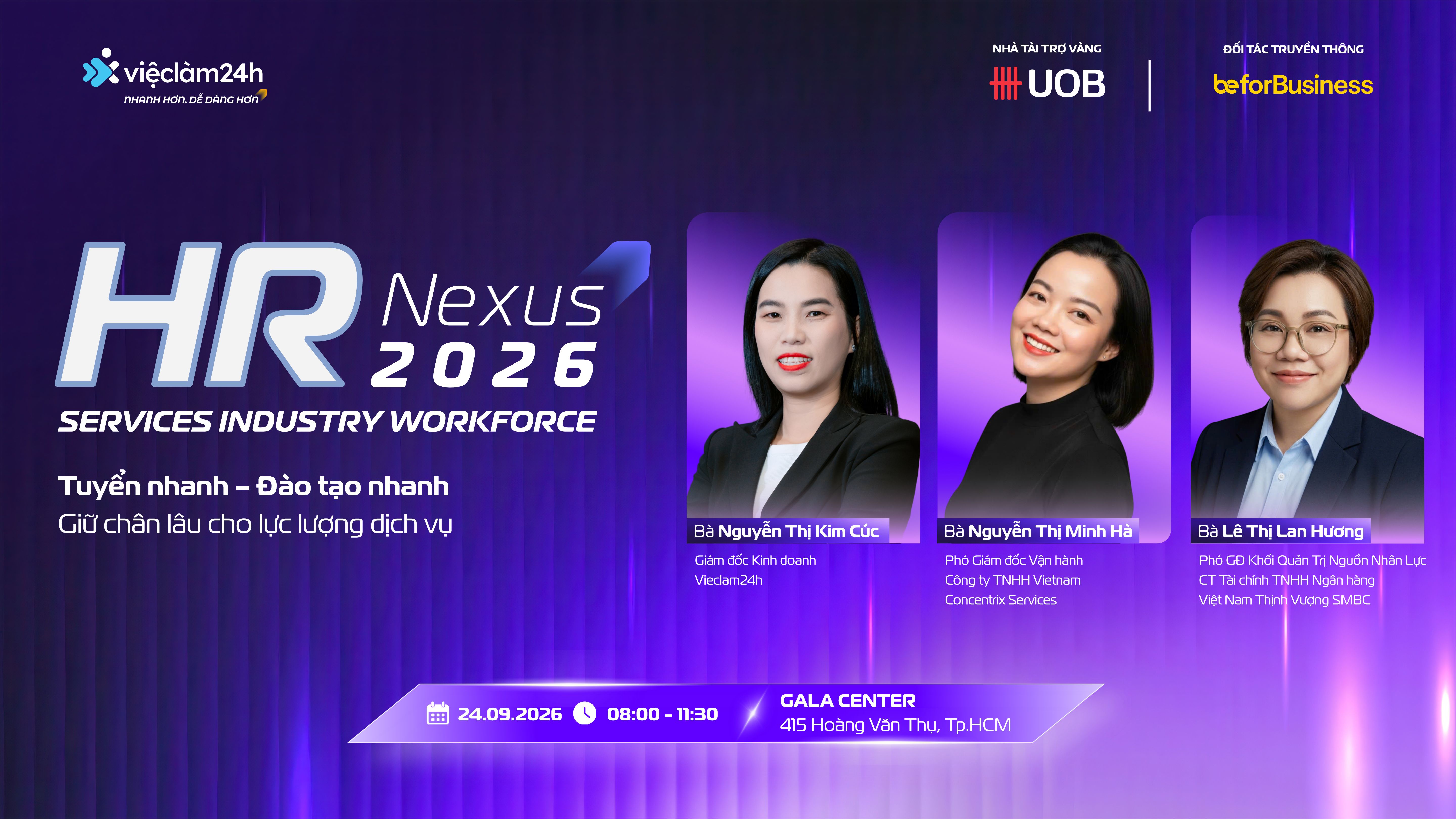 [HR Nexus #4] Số tháng 09/2026: Tuyển nhanh – Đào tạo nhanh – Giữ chân lâu cho ngành dịch vụ