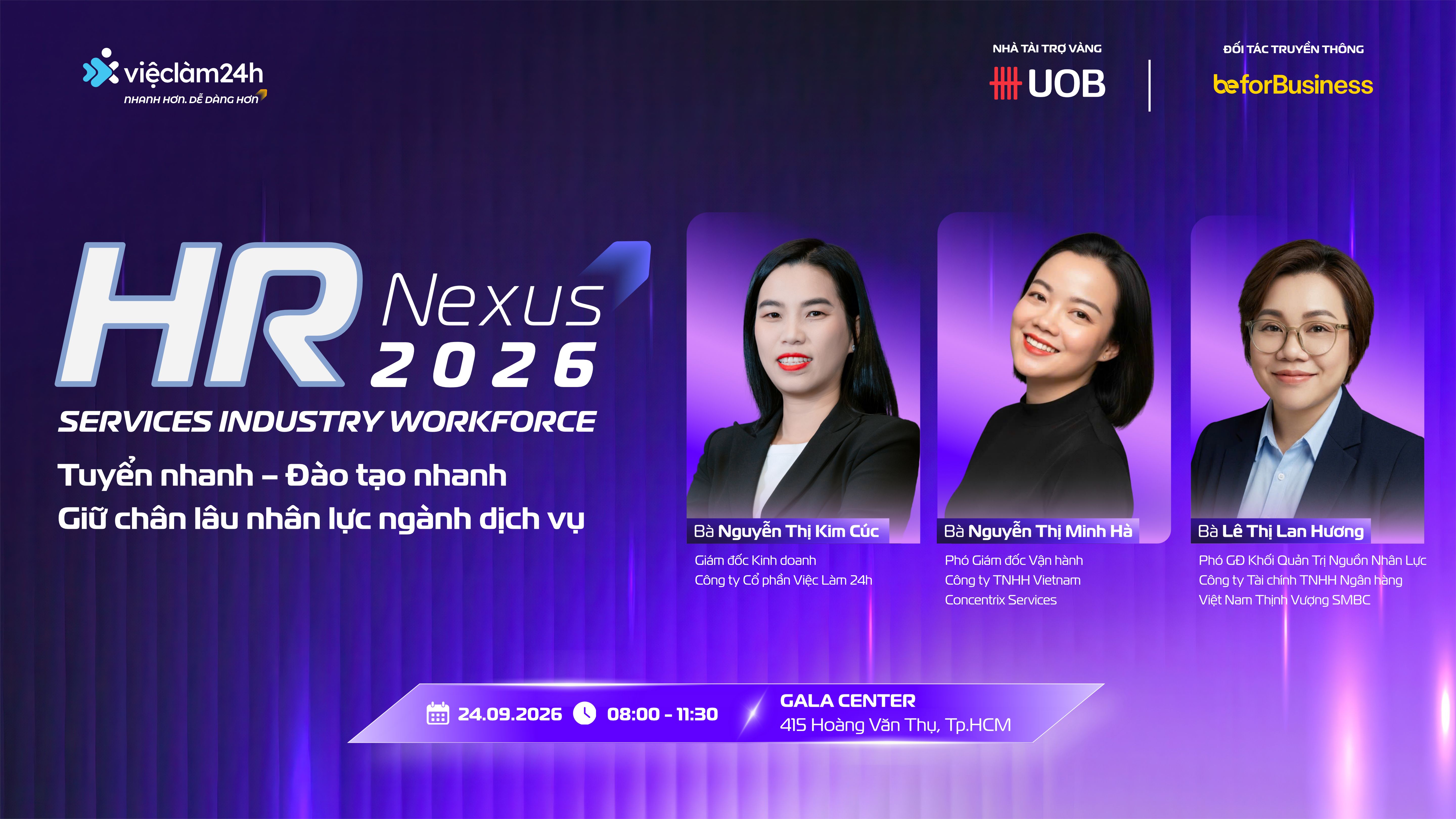 [HR Nexus #4] Số tháng 09/2026: Tuyển nhanh – Đào tạo nhanh – Giữ chân lâu cho ngành dịch vụ