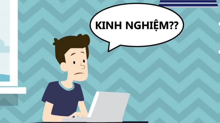 Chưa có kinh nghiệm khi đi phỏng vấn.