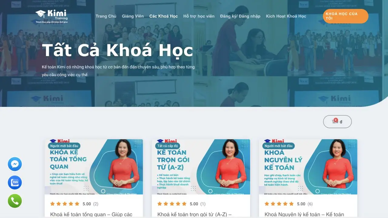 khóa học kế toán