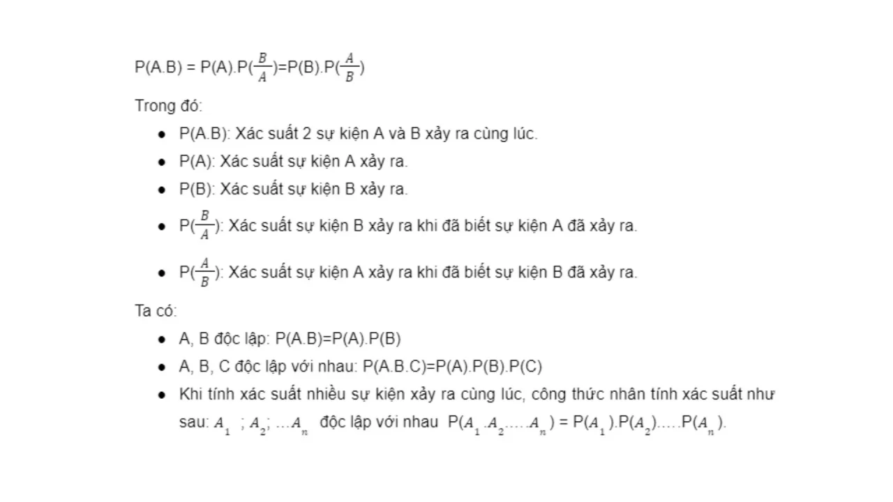 cách tính xác suất