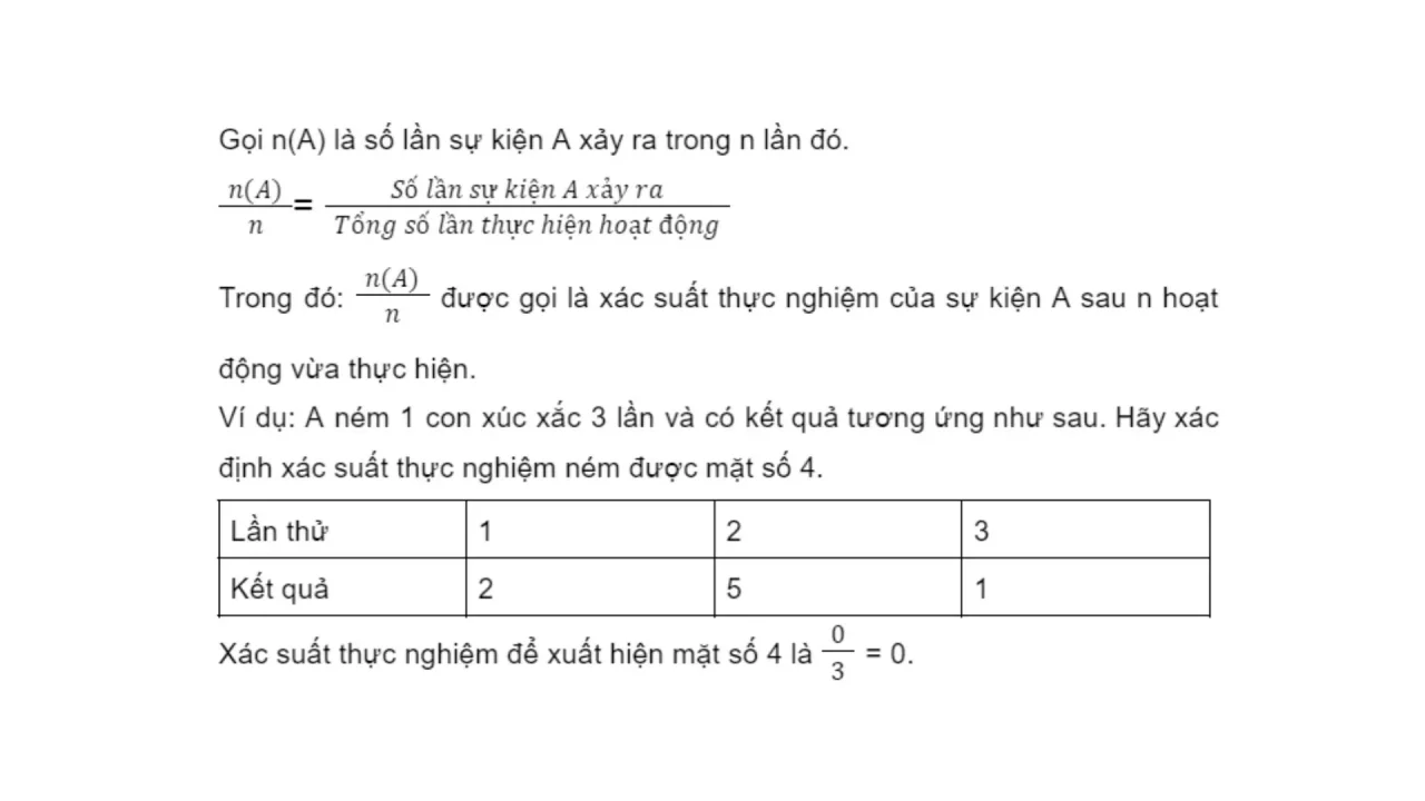 cách tính xác suất