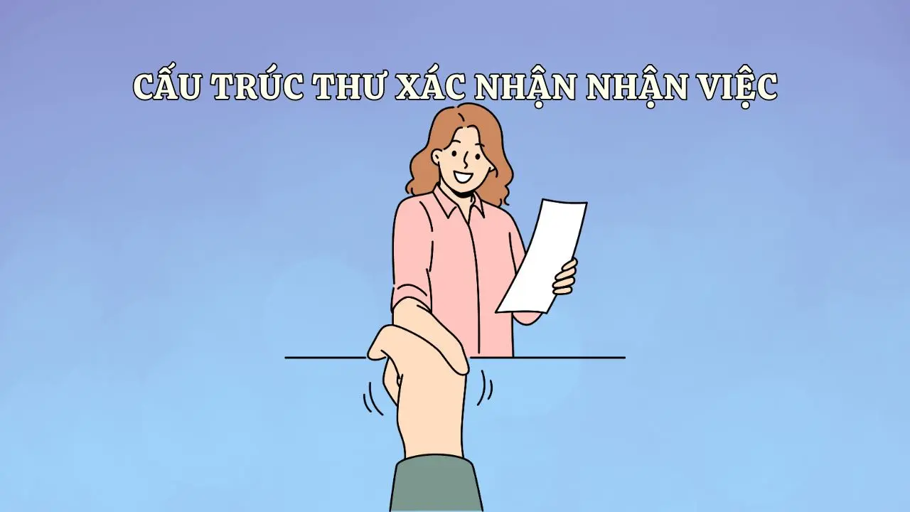 thư xác nhận nhận việc