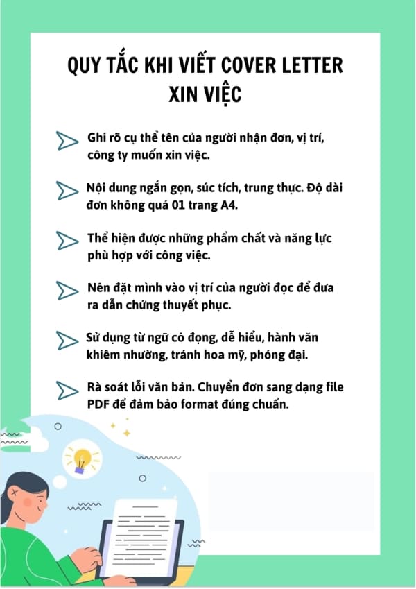 Đơn xin việc là một phần quan trọng trong hồ sơ xin việc.