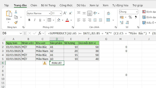 Hàm SUMIFS Excel - Cách làm đúng, ví dụ hay và mẹo giúp tối ưu công việc