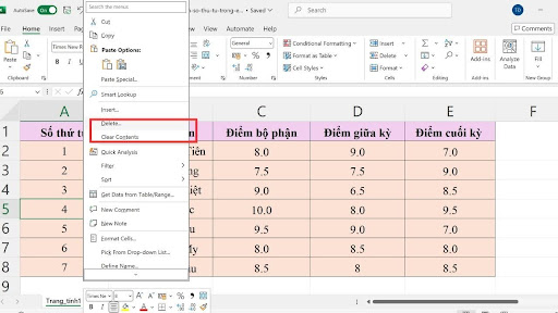 Đánh số thứ tự trong Excel: Cách làm nhanh và hiệu quả