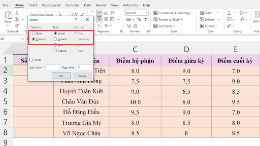 Đánh số thứ tự trong Excel: Cách làm nhanh và hiệu quả